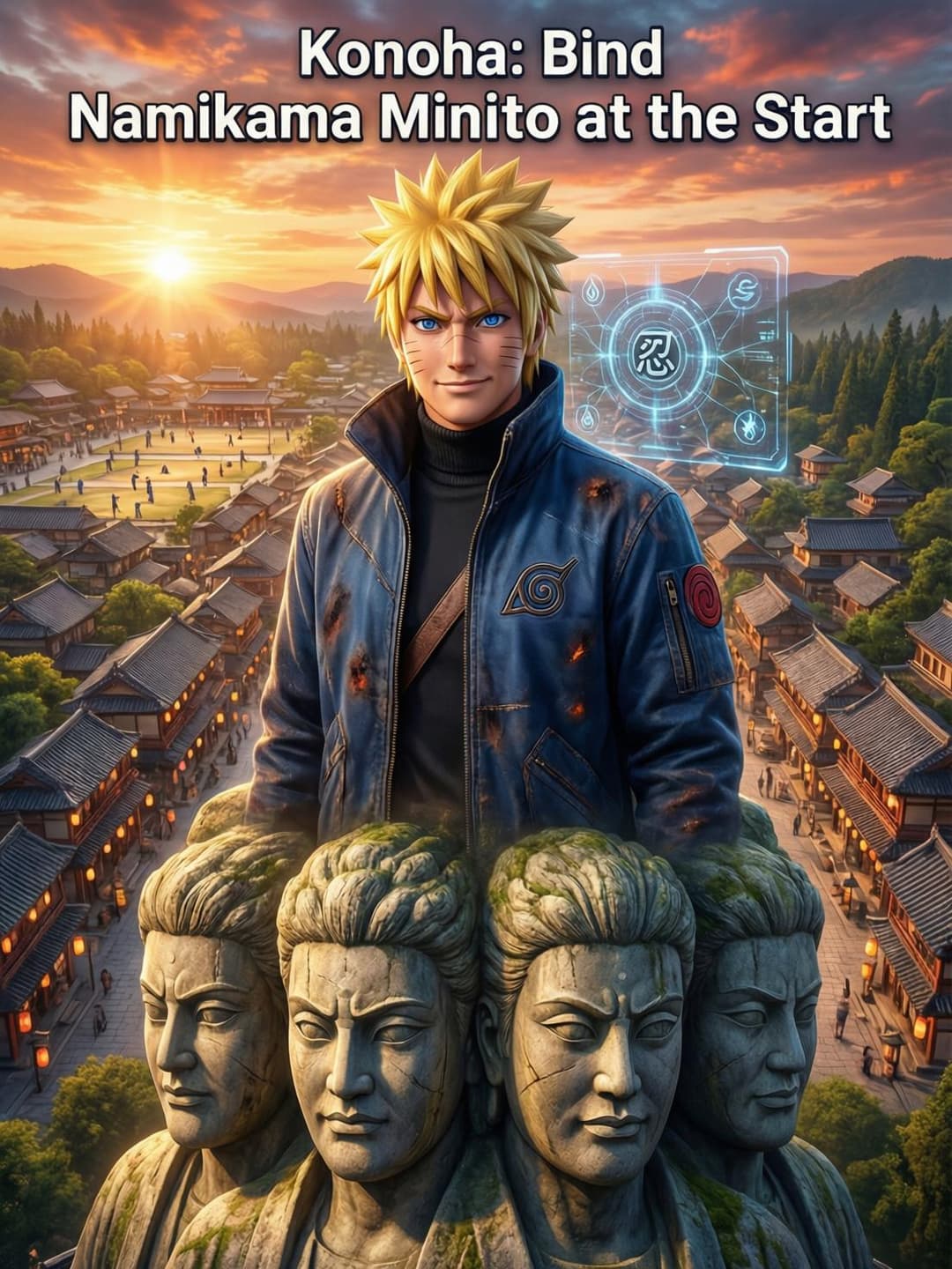 Konoha: Bind Namikaze Minato at the start cover