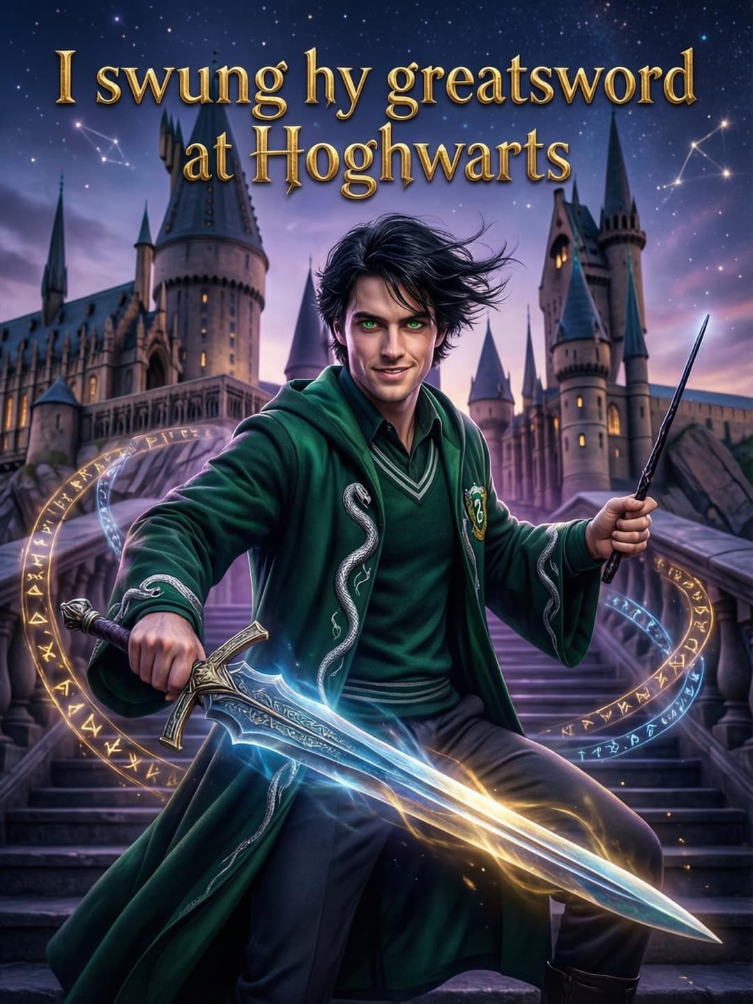I swung my greatsword at Hogwarts cover