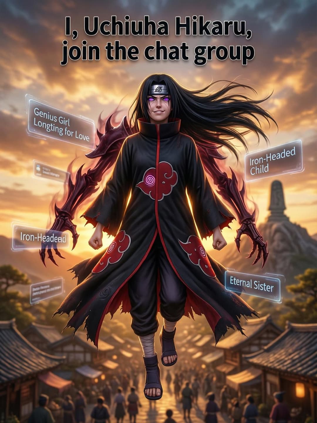 I, Uchiha Hikaru, join the chat group cover
