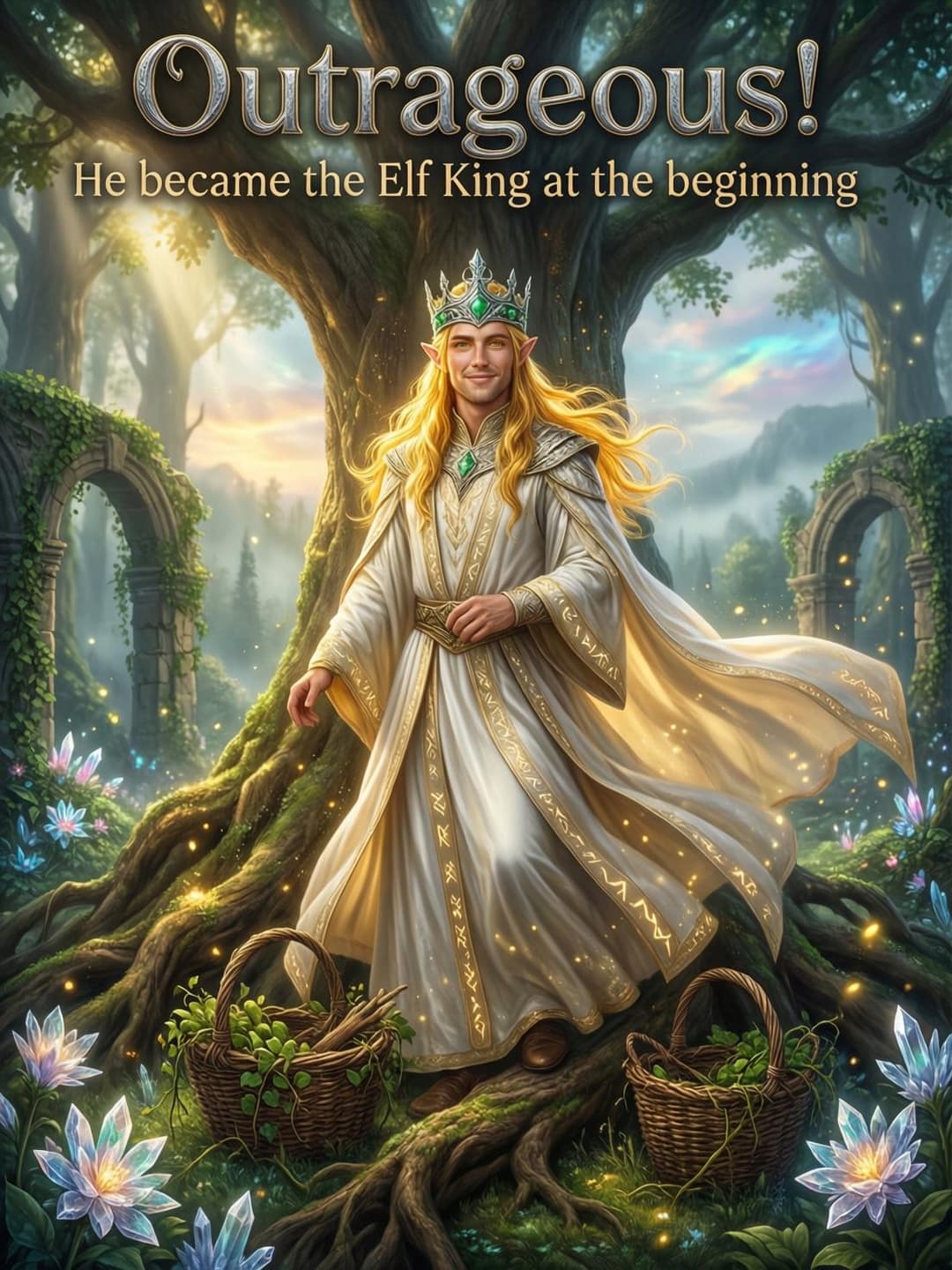 Outrageous! He became the Elf King at the beginning cover