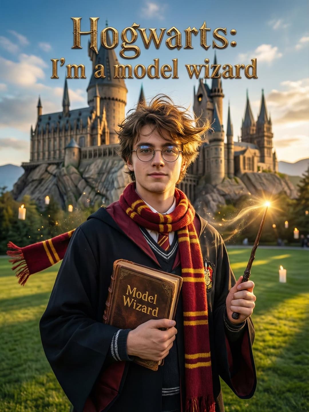 Hogwarts: I'm a model wizard cover