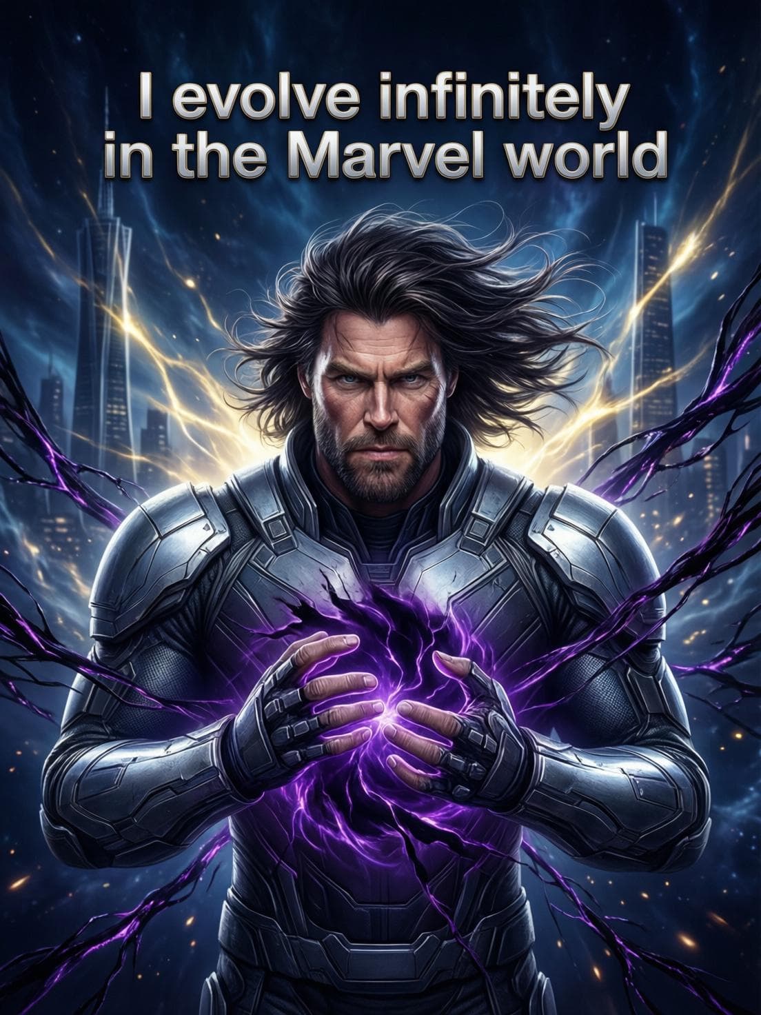 I evolve infinitely in the Marvel world cover
