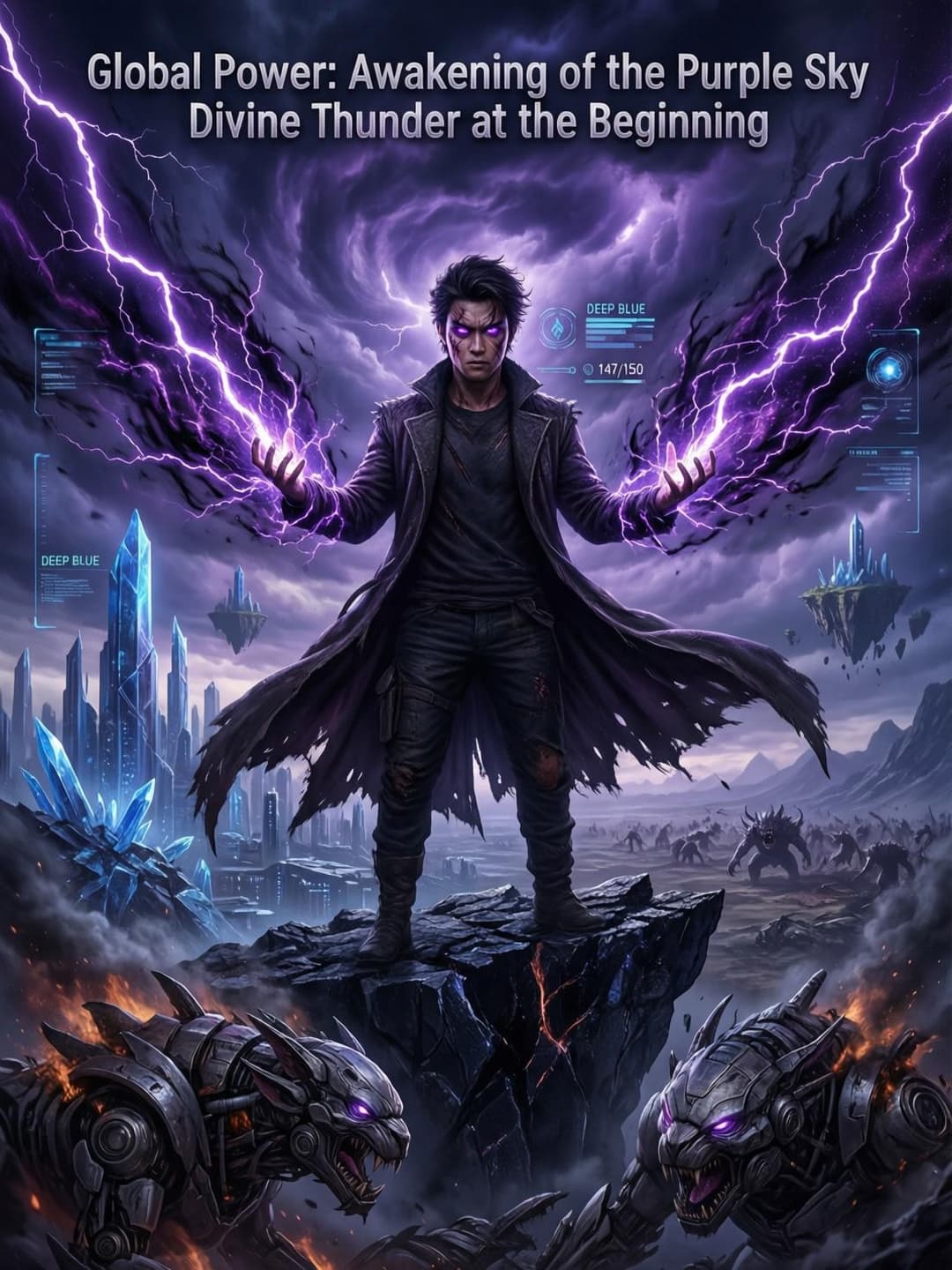 Global power: Awakening of the Purple Sky Divine Thunder at the beginning cover