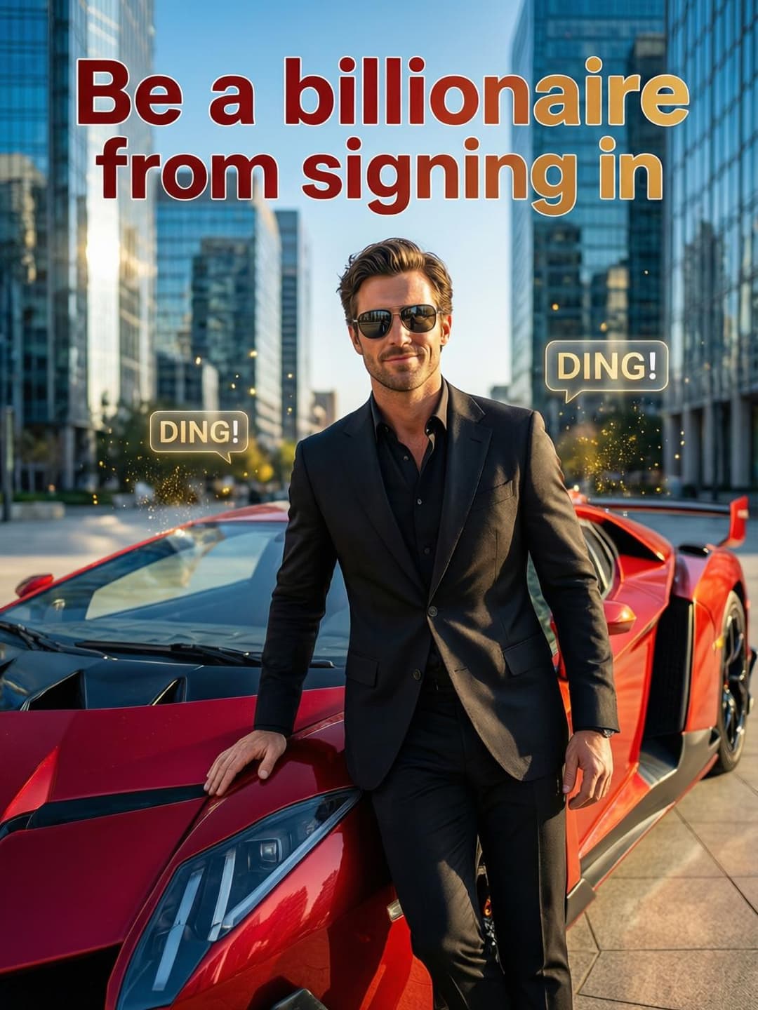 Be a billionaire from signing in cover