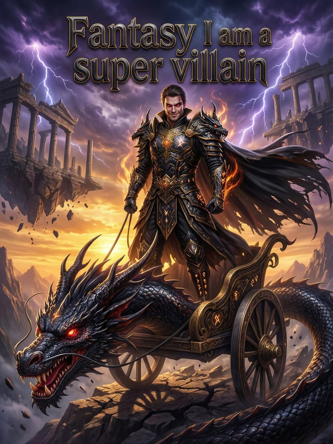 Fantasy I am a super villain cover