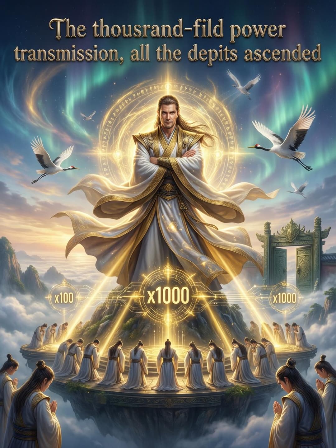 The thousand-fold power transmission, all the disciples ascended cover