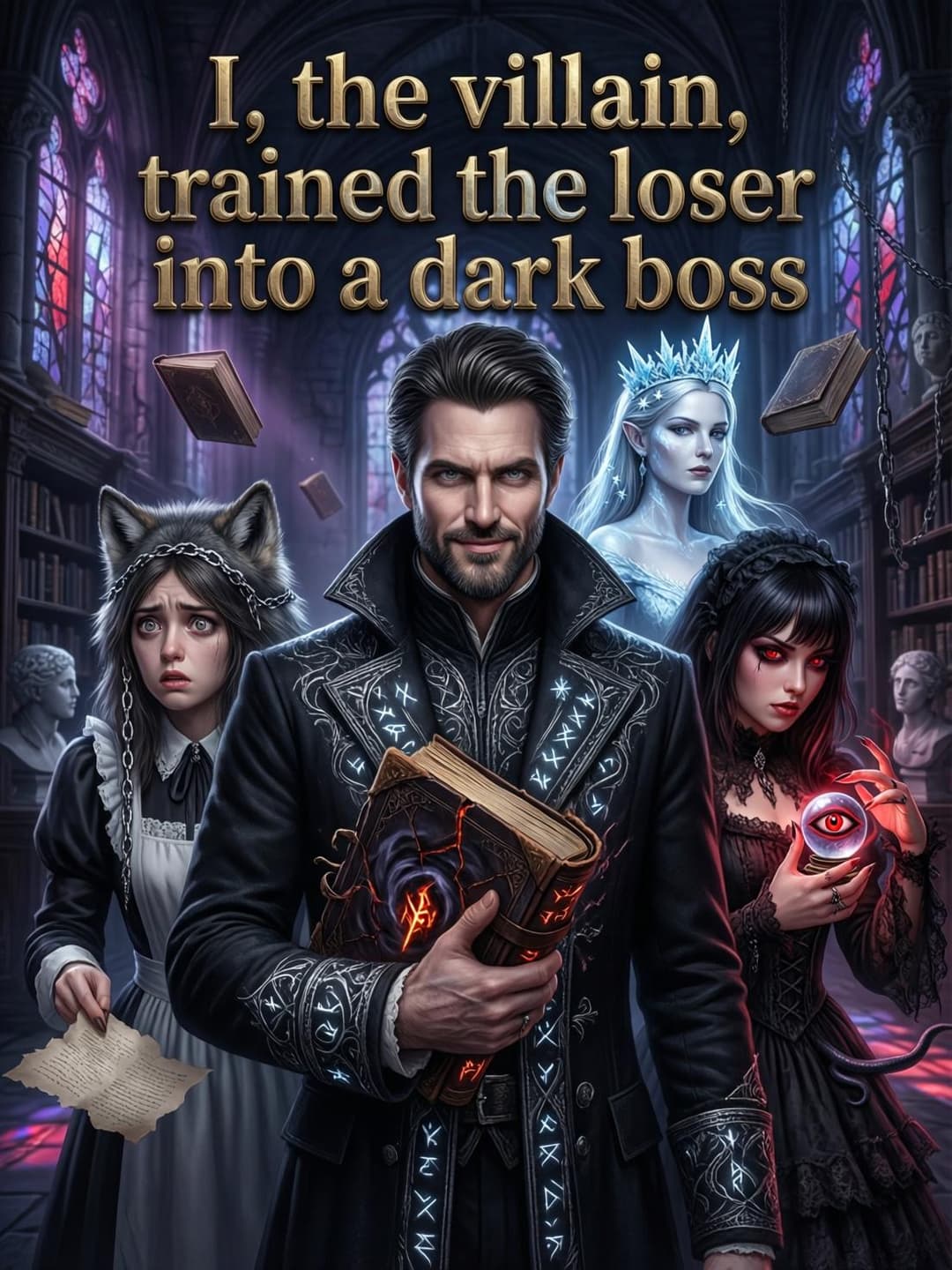 I, the villain, trained the loser into a dark boss cover