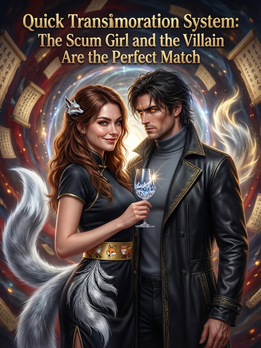 Quick Transmigration System: The Scum Girl and the Villain Are the Perfect Match cover