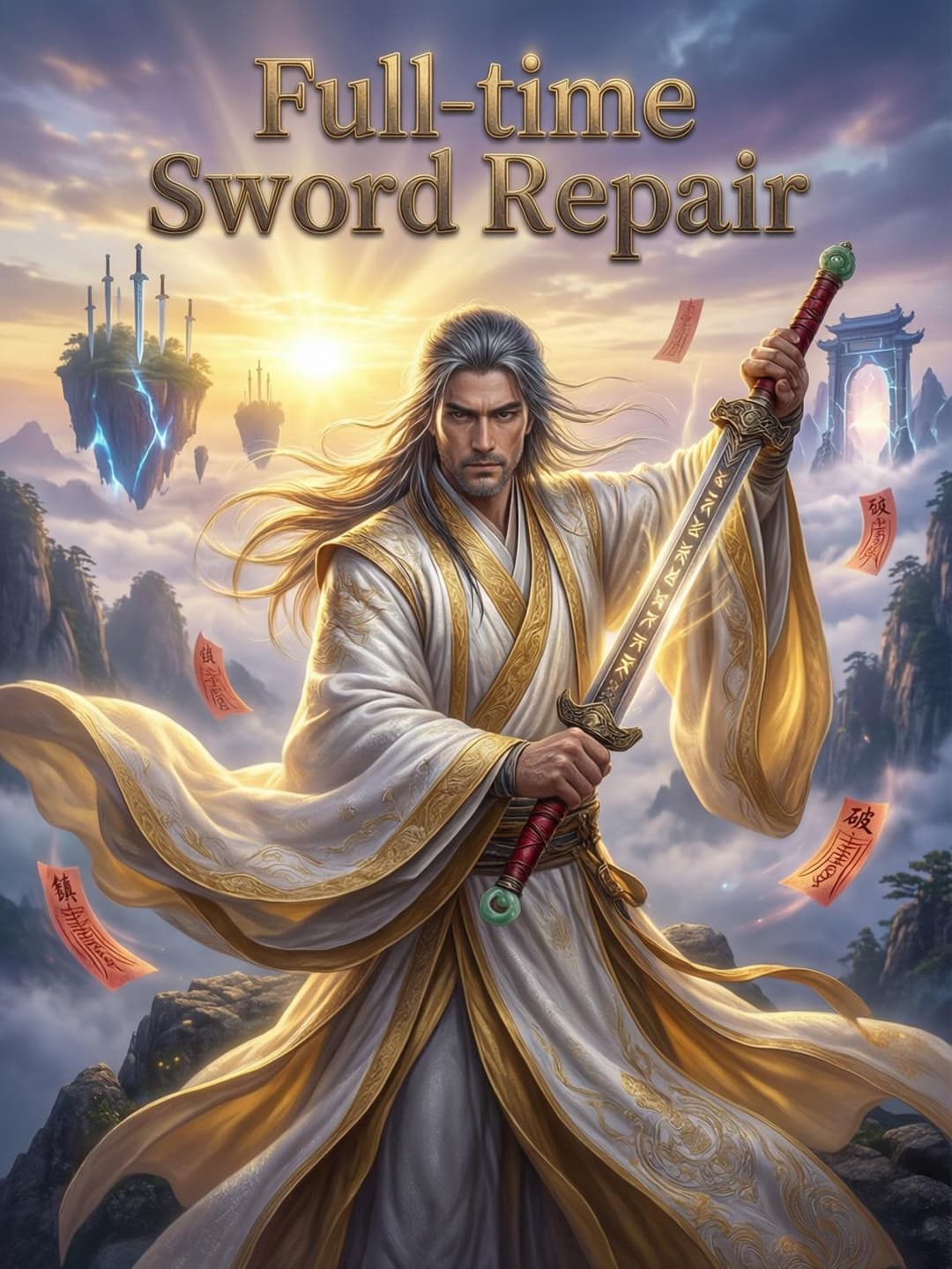Full-time sword repair cover