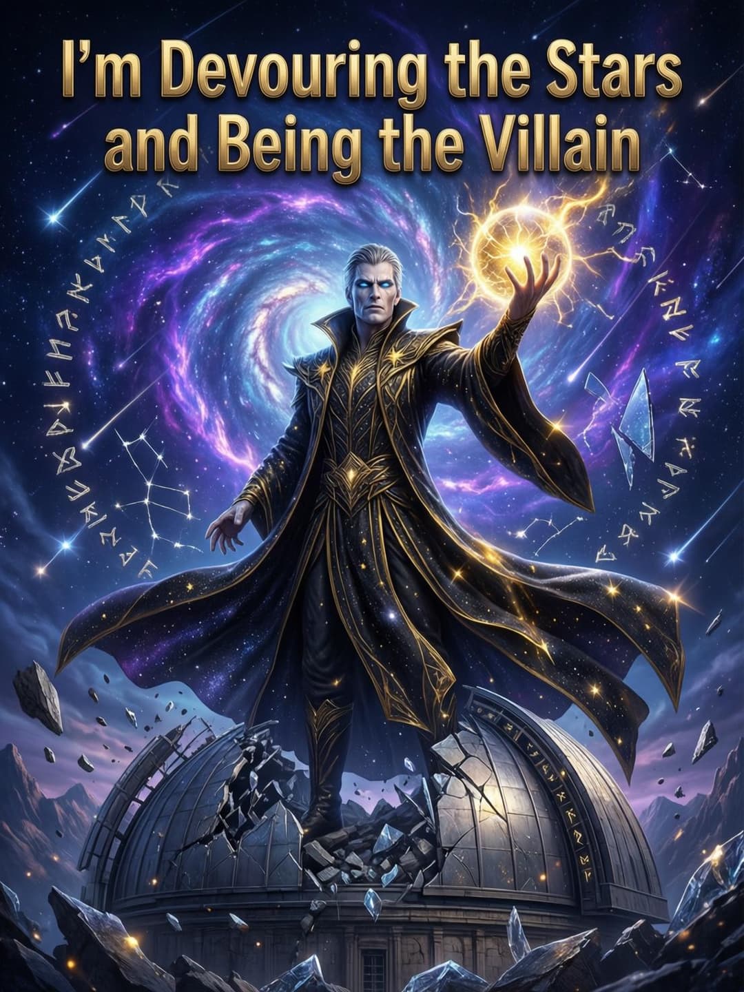 I'm devouring the stars and being the villain cover