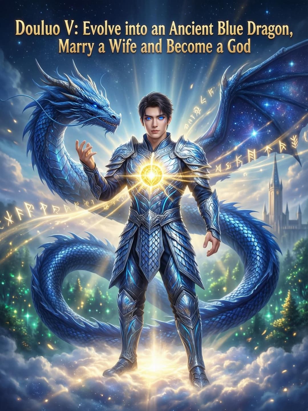 Douluo V: Evolve into an ancient blue dragon, marry a wife and become a god cover