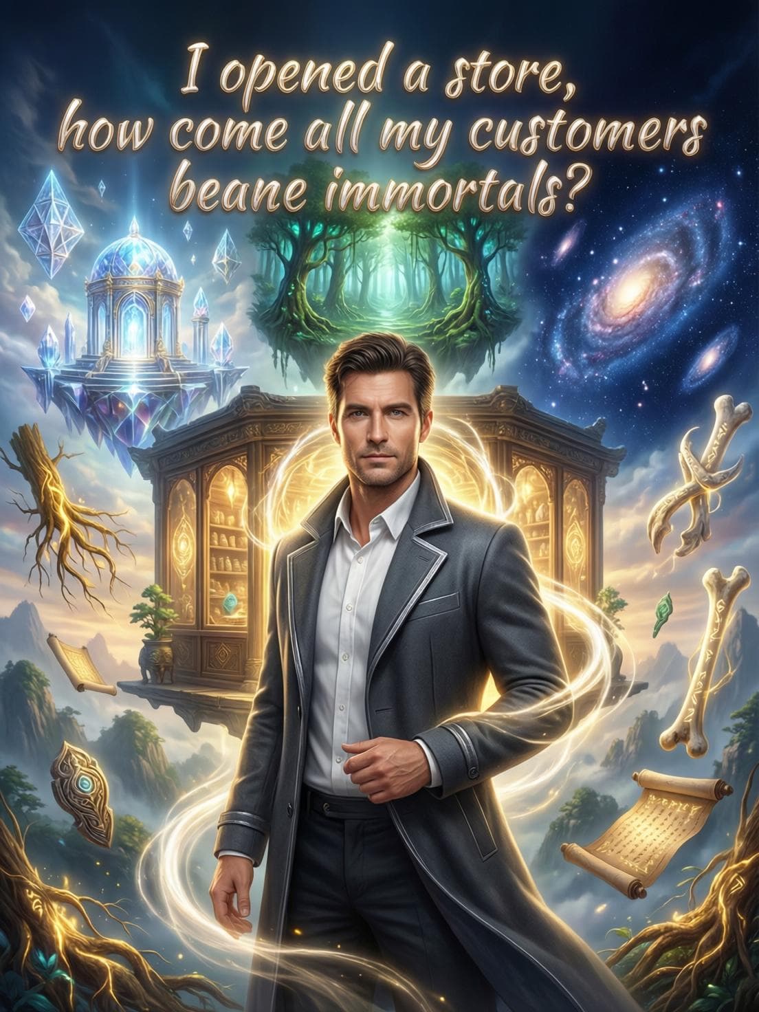 I opened a store, how come all my customers became immortals? cover