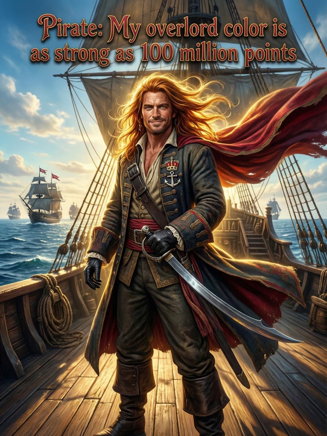 Pirate: My overlord color is as strong as 100 million points cover