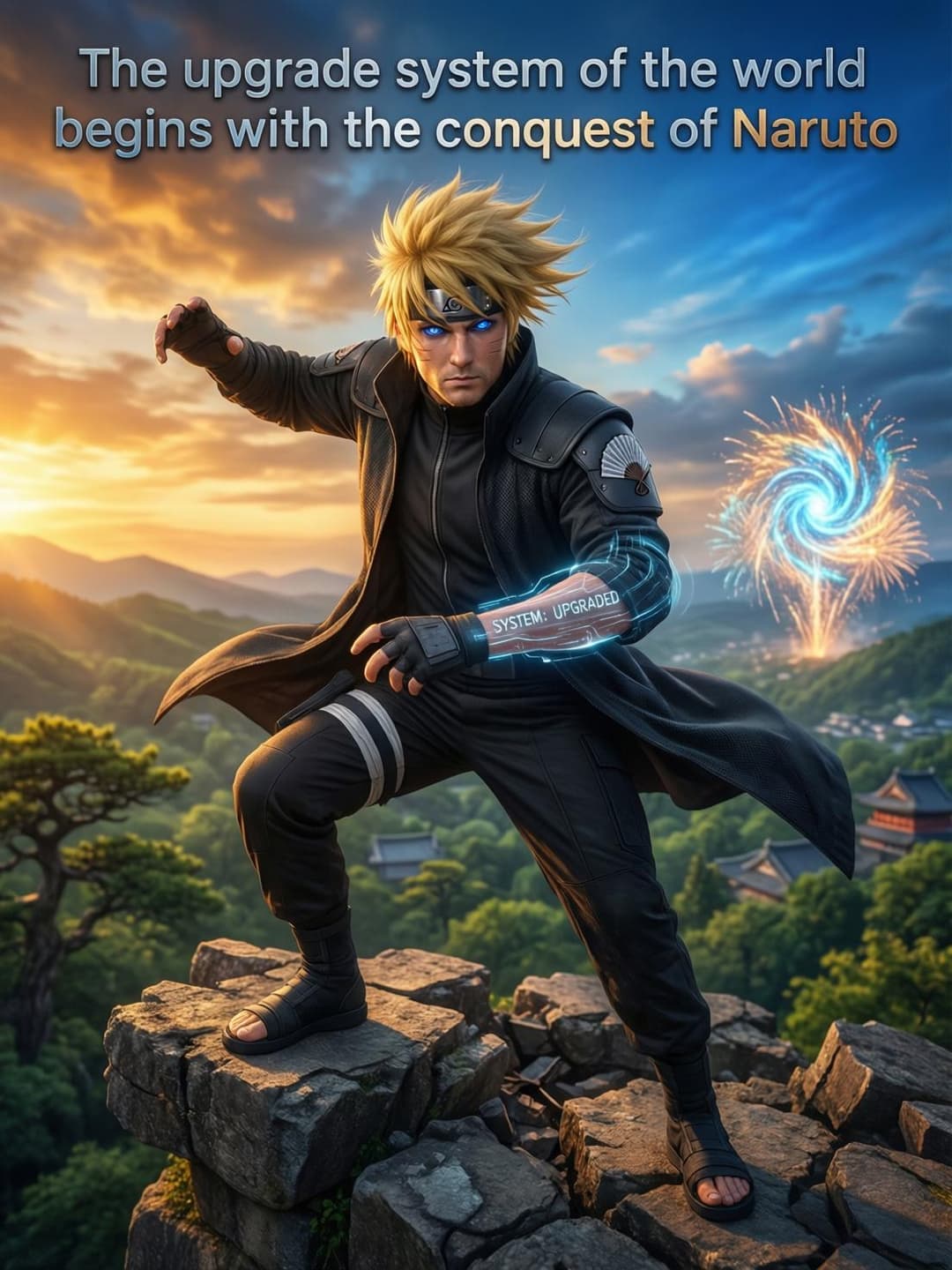 The upgrade system of the world begins with the conquest of Naruto cover