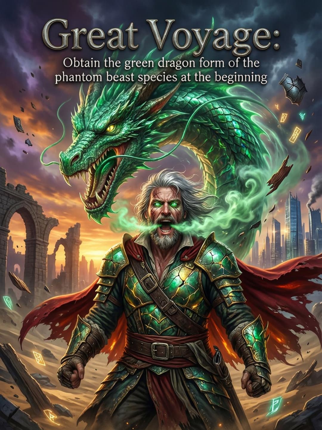 Great Voyage: Obtain the green dragon form of the phantom beast species at the beginning cover