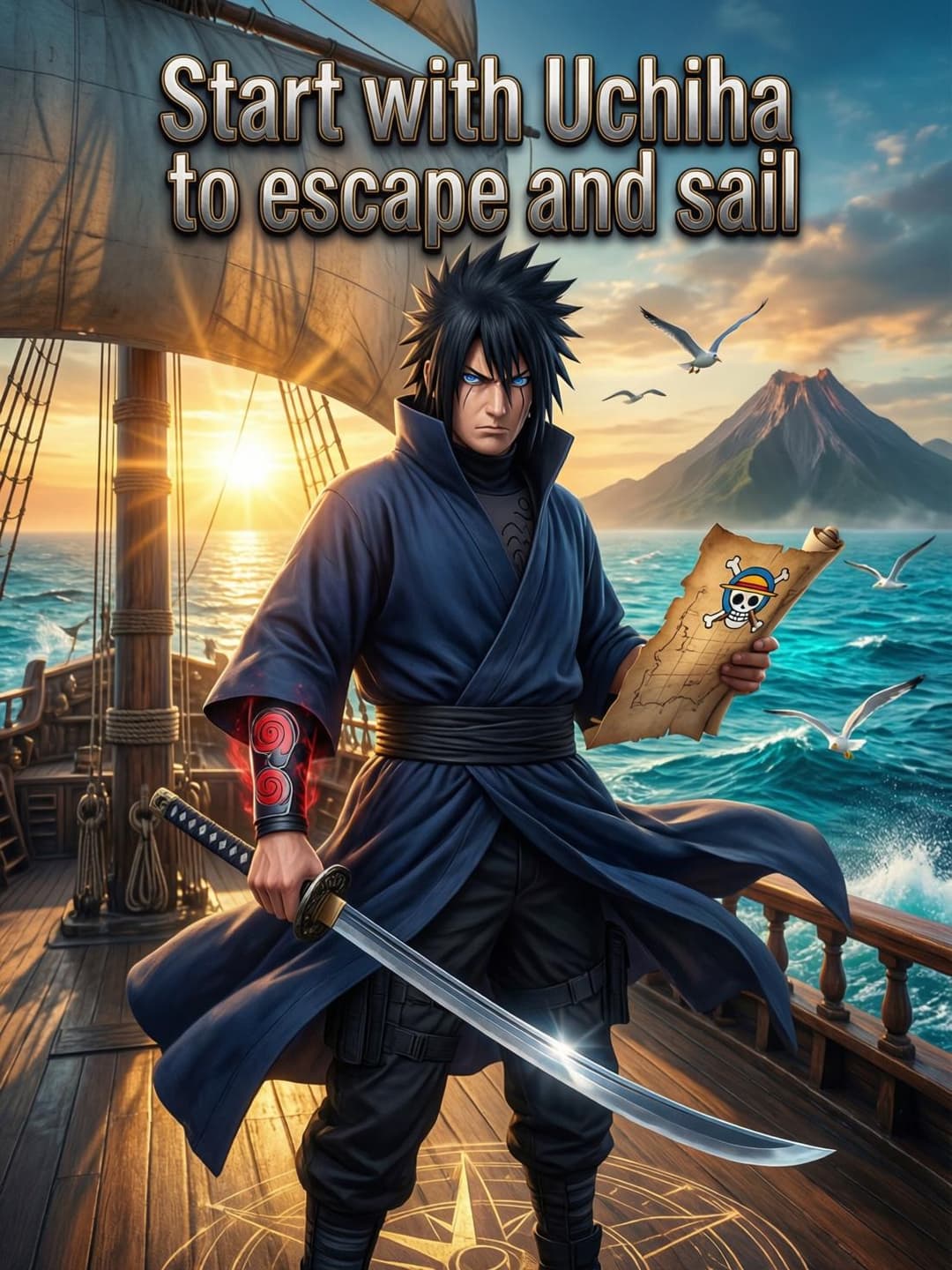 Start with Uchiha to escape and sail cover