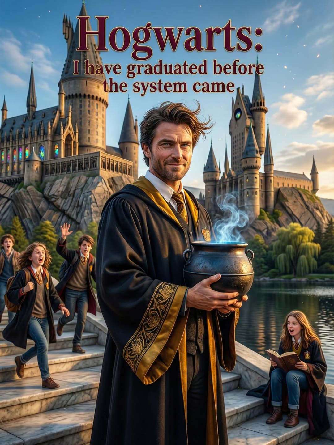 Hogwarts: I have graduated before the system came cover