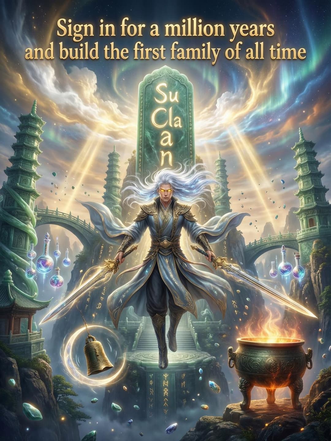 Sign in for a million years and build the first family of all time cover