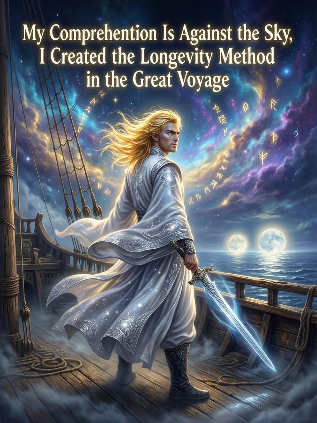 My comprehension is against the sky, I created the longevity method in the great voyage cover