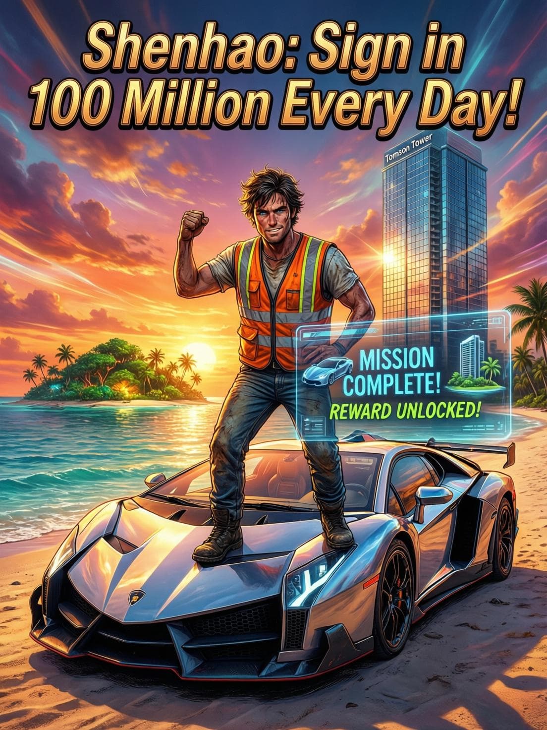 Shenhao: Sign in 100 million every day cover