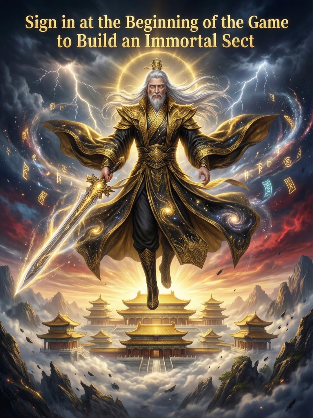 Sign in at the beginning of the game to build an immortal sect cover