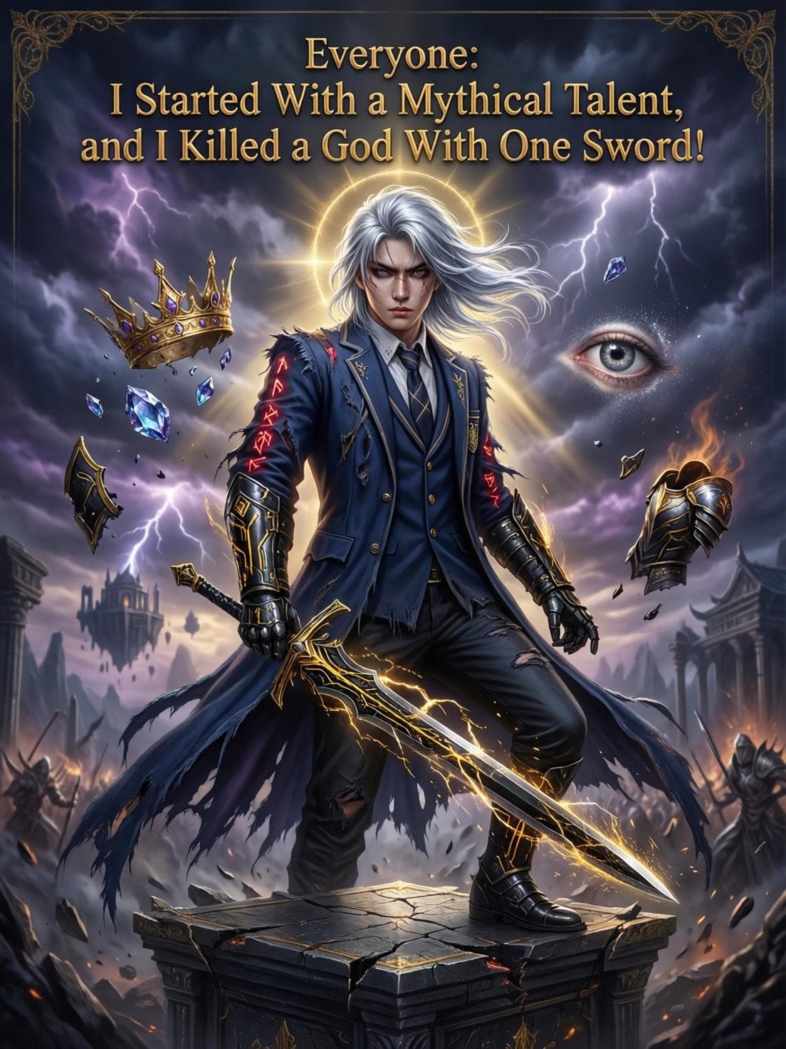 Everyone: I started with a mythical talent, and I killed a god with one sword cover