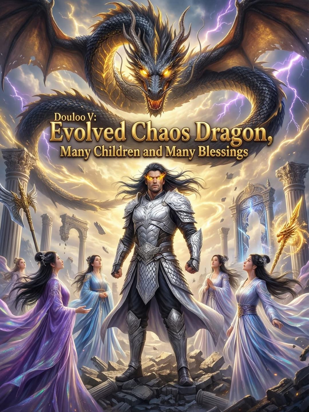 Douluo V: Evolved Chaos Dragon, many children and many blessings cover