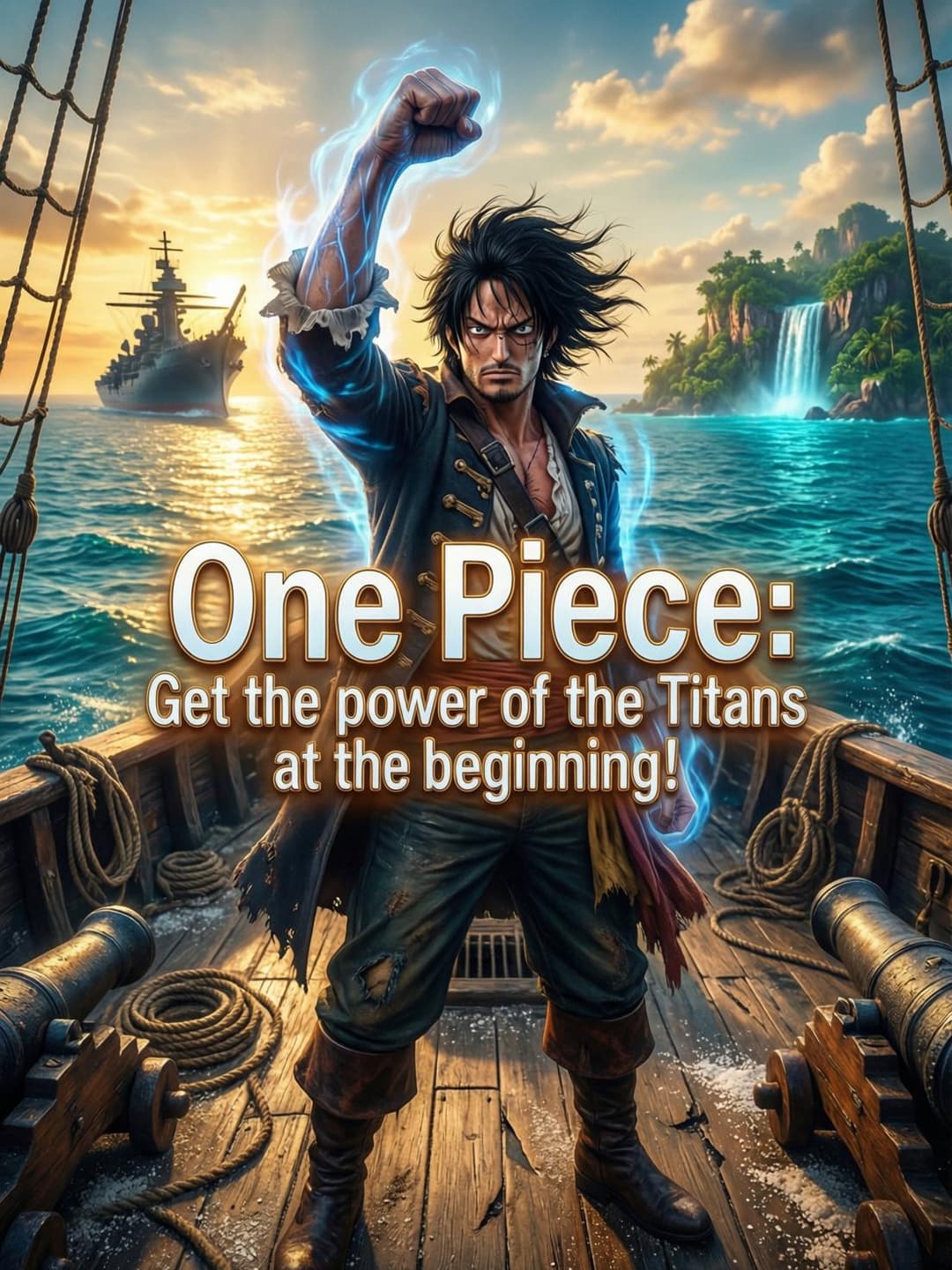 One Piece: Get the power of the Titans at the beginning! cover