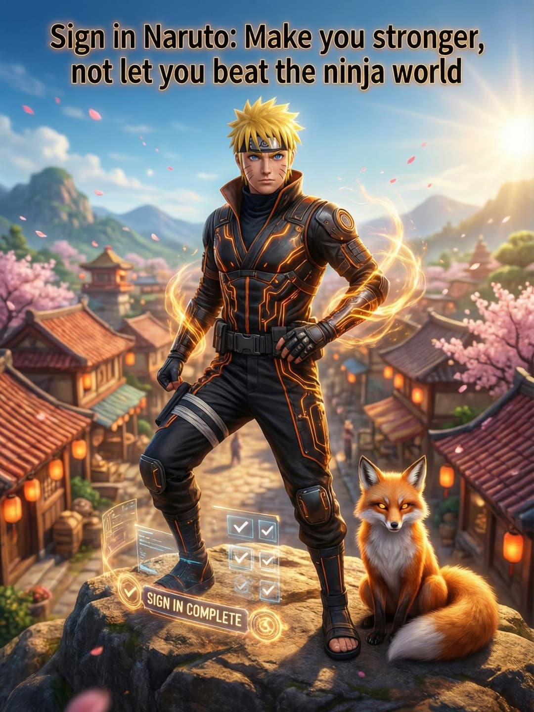 Sign in Naruto: Make you stronger, not let you beat the ninja world cover