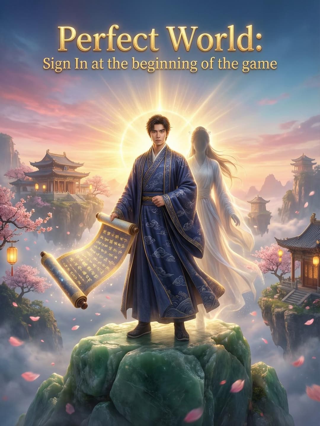 Perfect World: Sign in at the beginning of the game cover