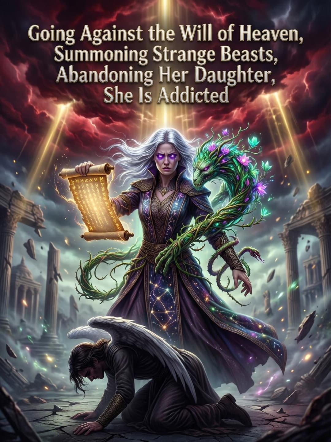 Going against the will of heaven, summoning strange beasts, abandoning her daughter, she is addicted cover