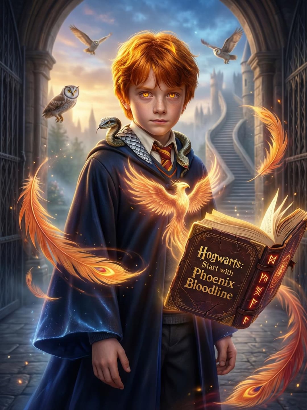 Hogwarts: Start with Phoenix Bloodline cover