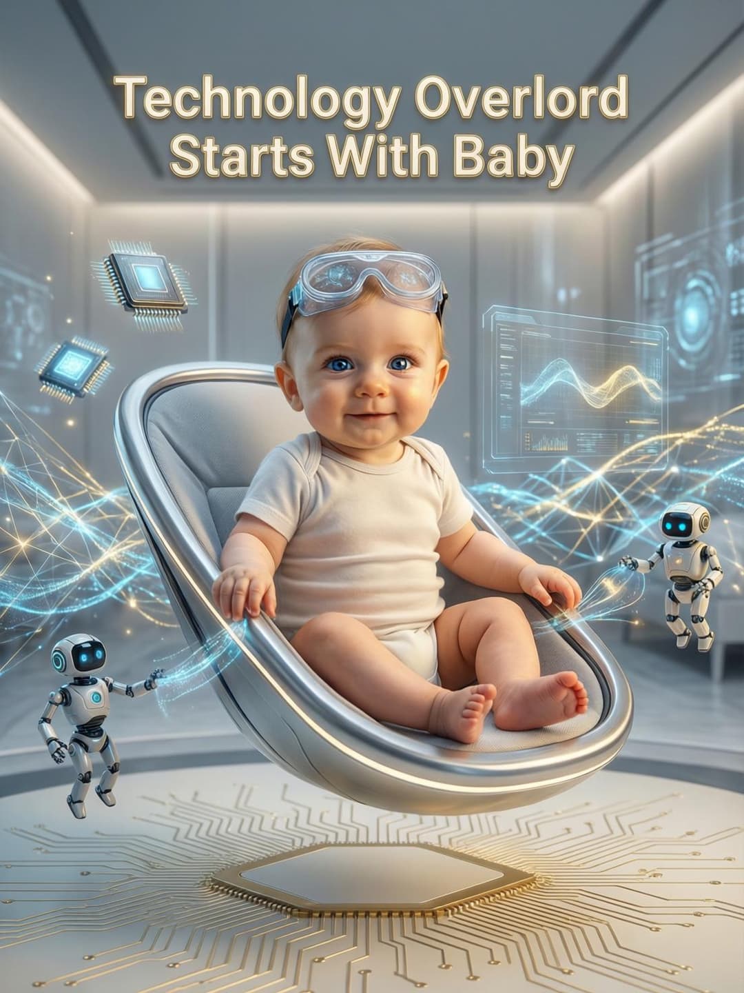 Technology overlord starts with baby cover