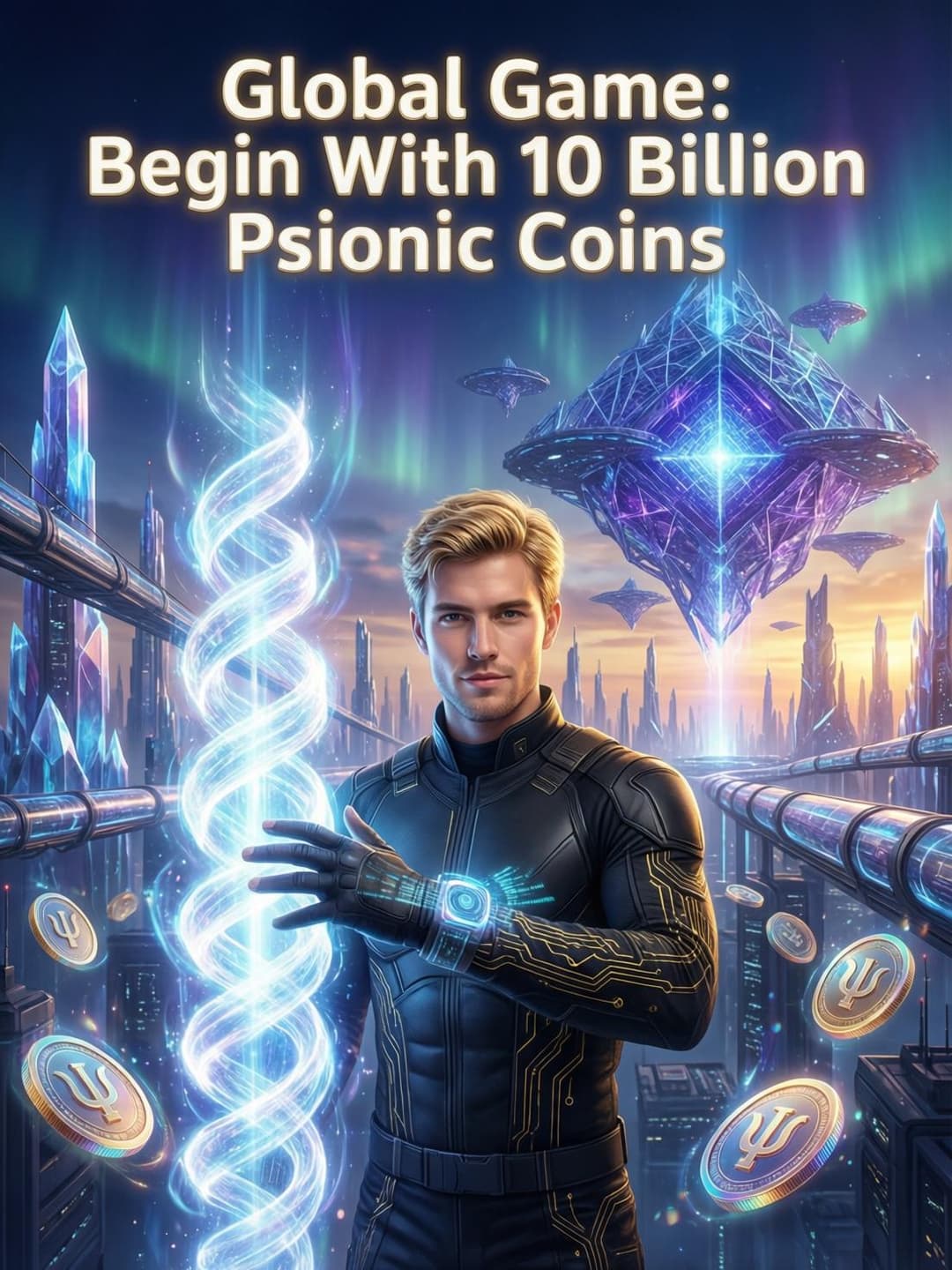 Global Game: Begin With 10 Billion Psionic Coins cover