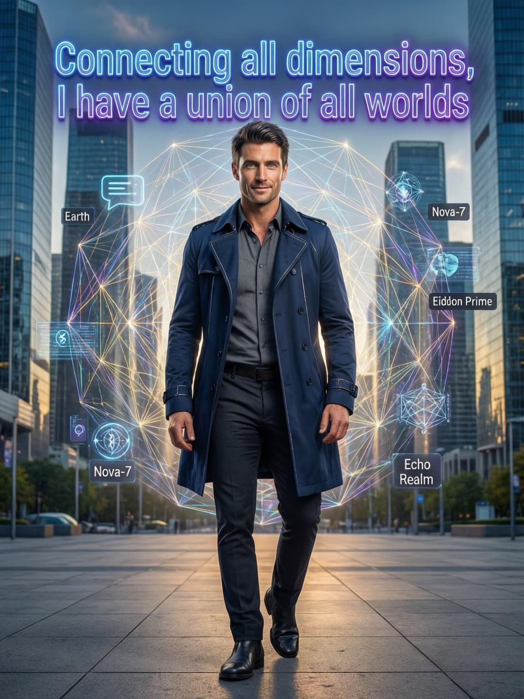 Connecting all dimensions, I have a union of all worlds cover