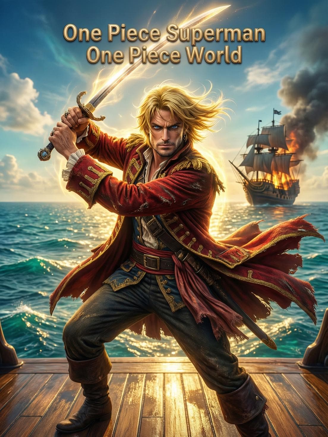 One Piece Superman One Piece World cover