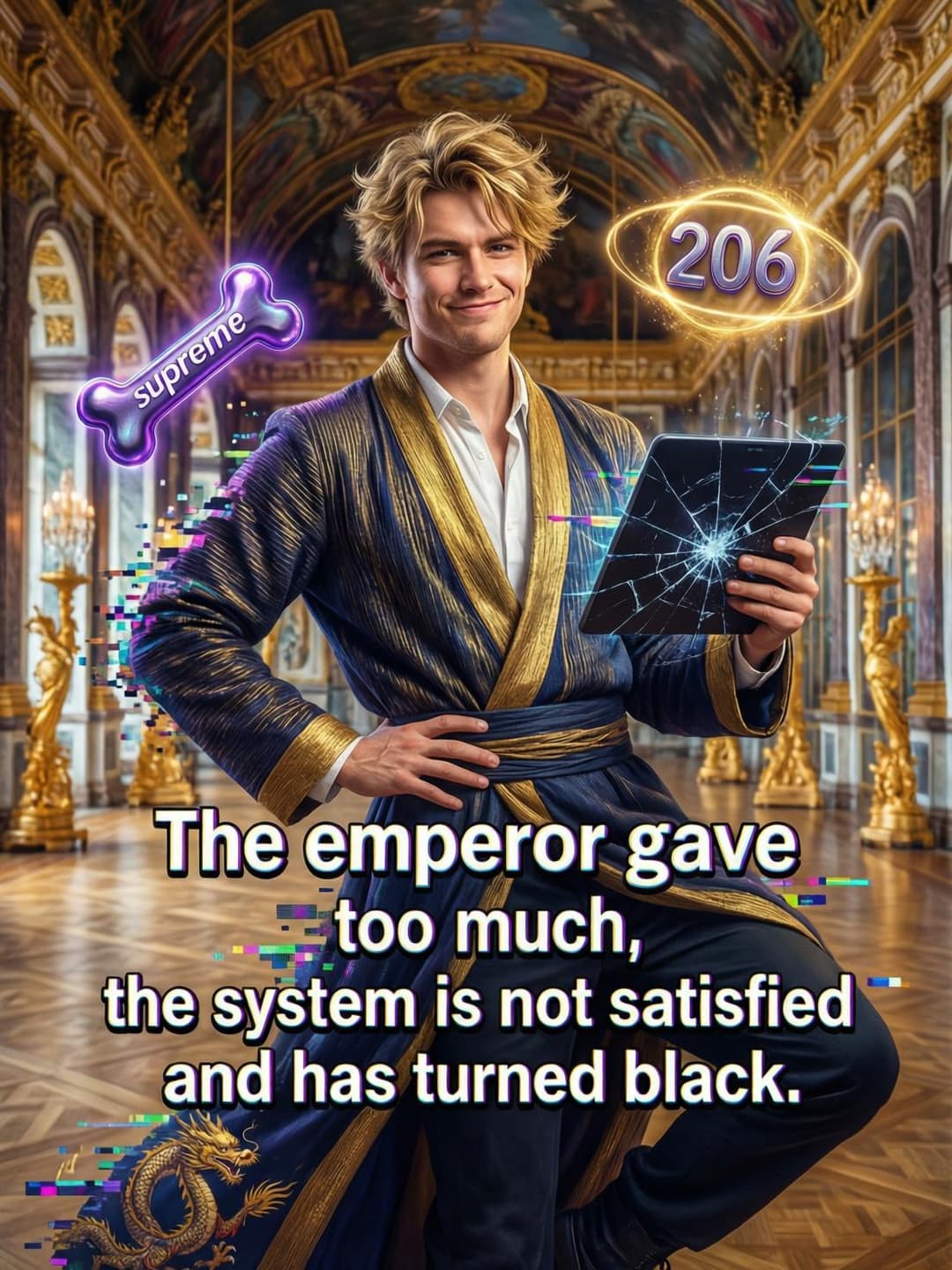 The emperor gave too much, the system is not satisfied and has turned black cover