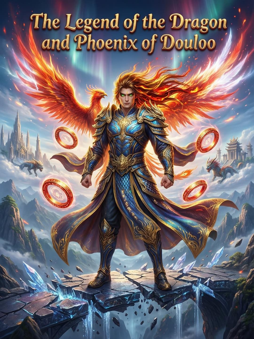 The legend of the dragon and phoenix of Douluo cover
