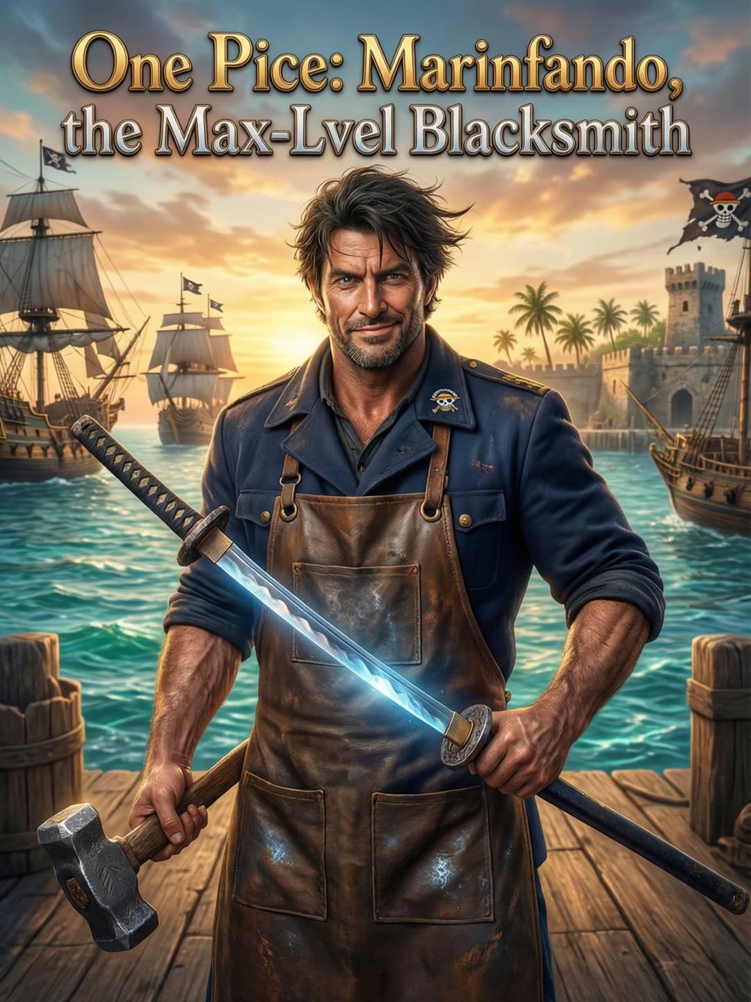 One Piece: Marinfando, the Max-Level Blacksmith cover