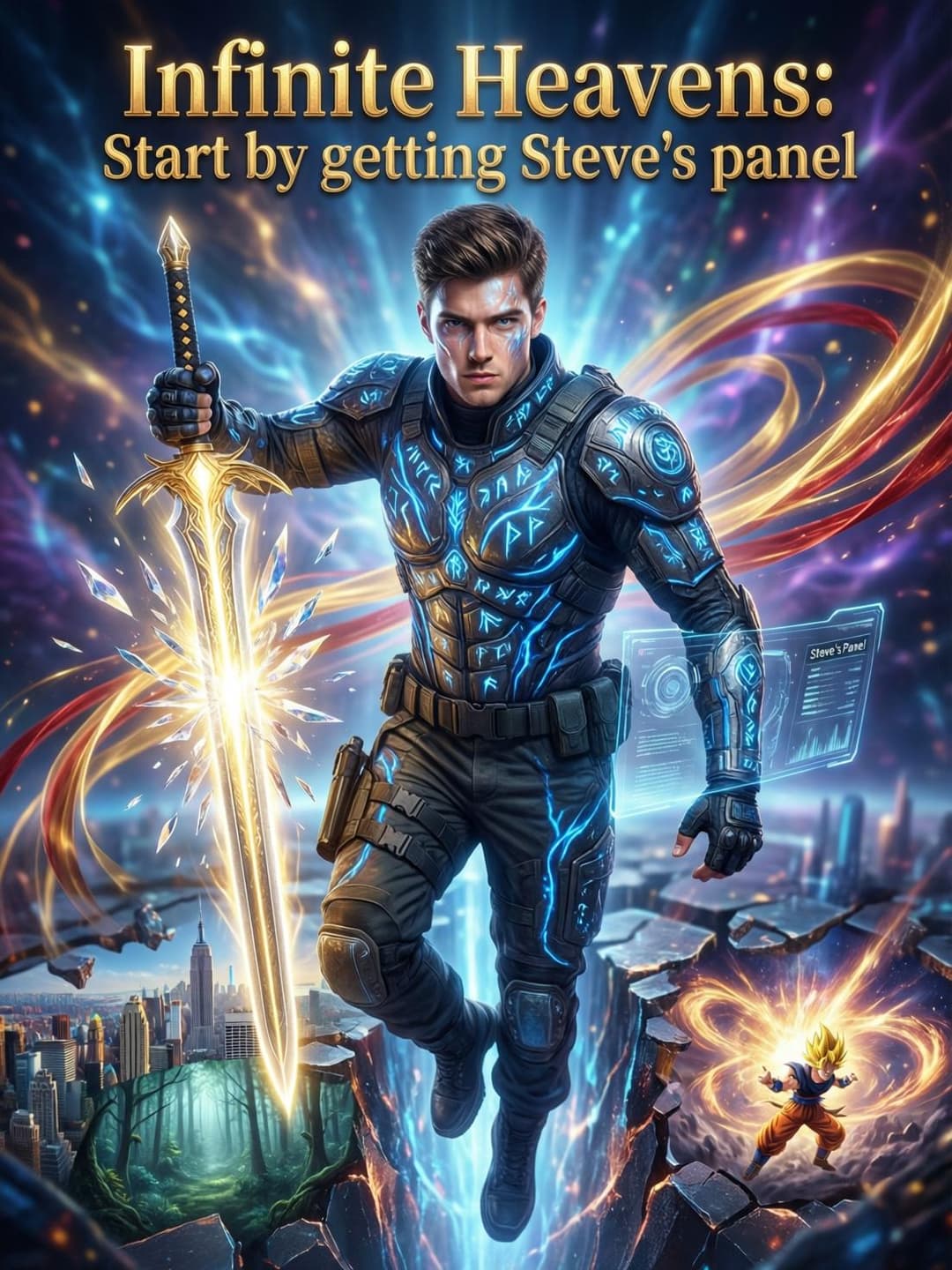 Infinite Heavens: Start by getting Steve's panel cover